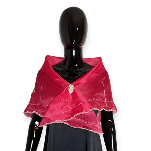 Fuchsia-Embroidered Alampay (Short) - Picture 5 of 5